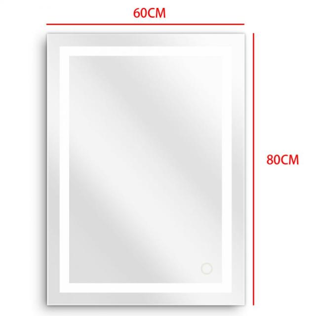 2 Sizes Led Bathroom Lighted Mirror Lighted