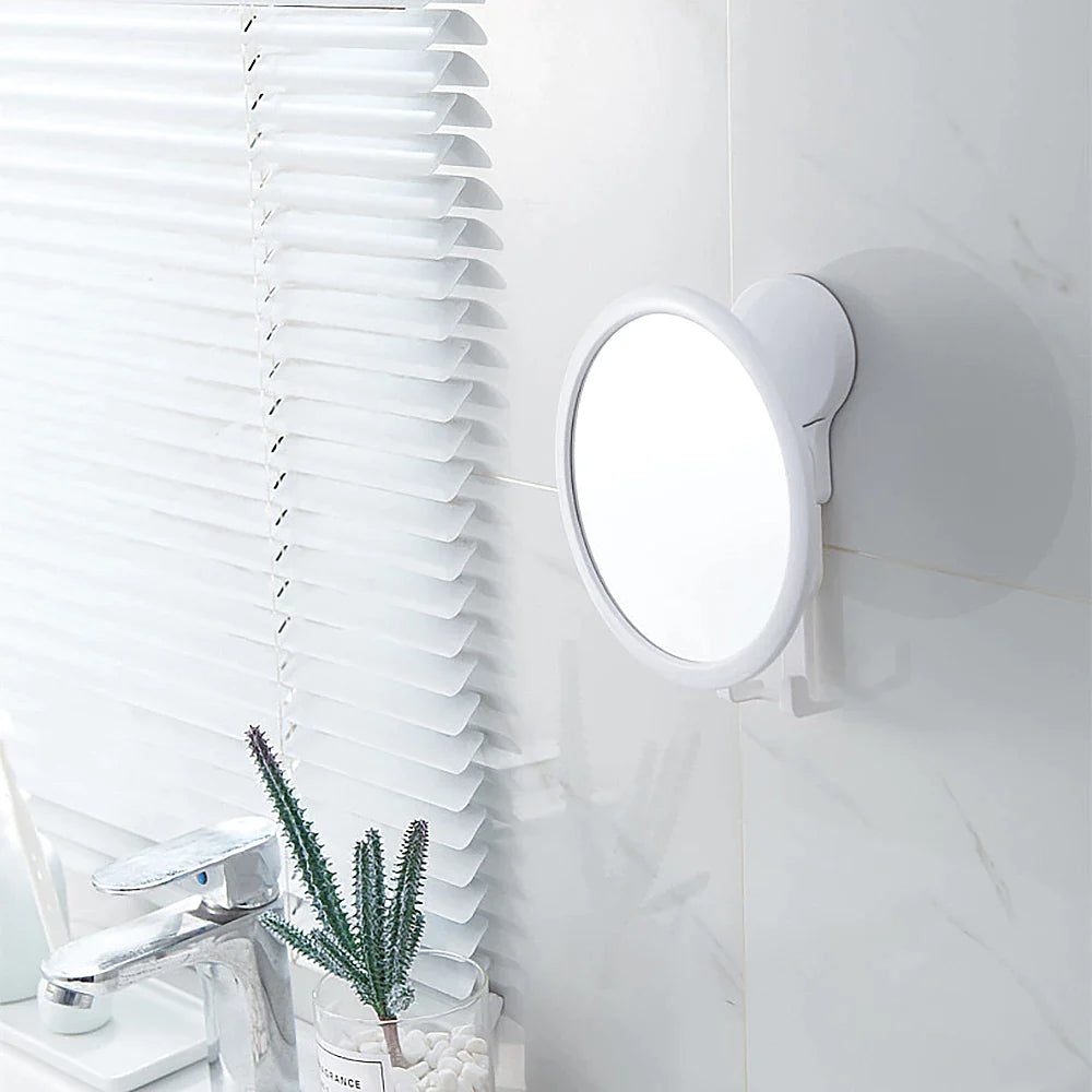 360 Degree Rotation Bathroom Mirror Suction Cup