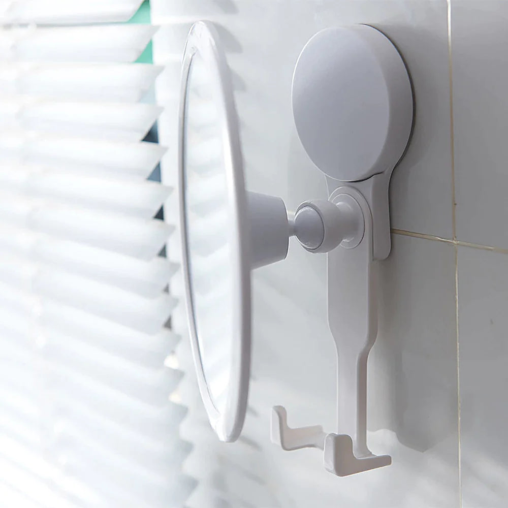 360 Degree Rotation Bathroom Mirror Suction Cup