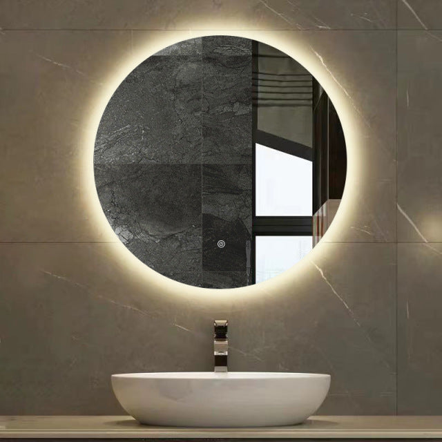 50*50CM Bathroom Mirror LED Bath Mirror for