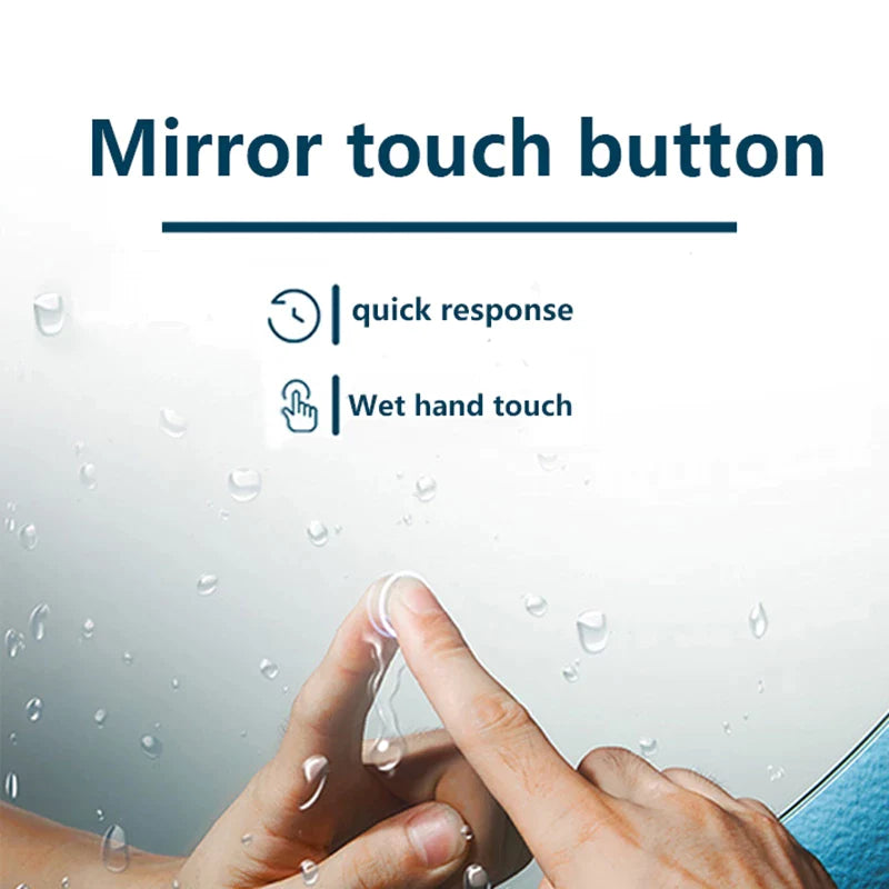 60*60CM Led Bathroom Mirror Intelligent Mirrors Makeup