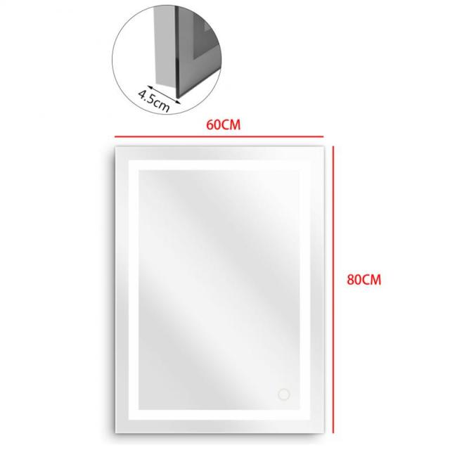 60x80 50x70cm Bath Mirror Beauty Makeup LED
