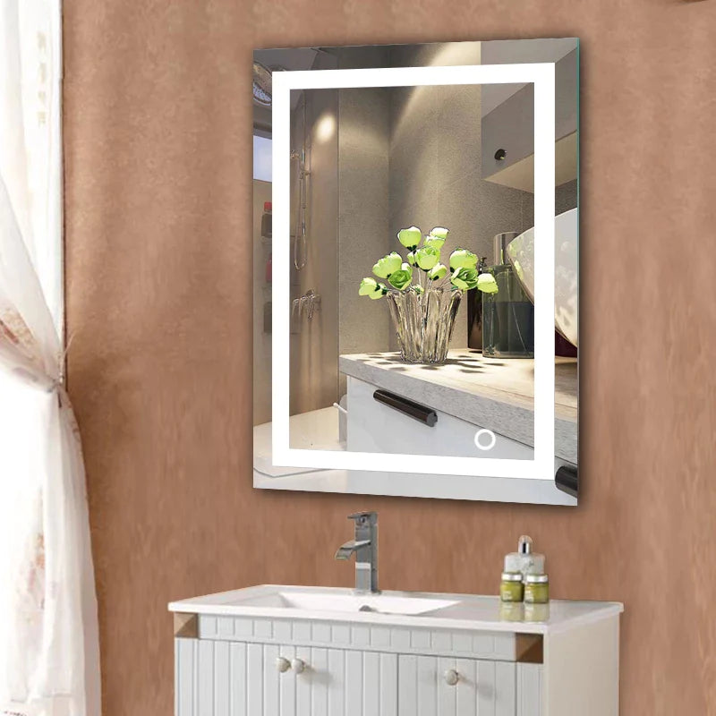 60x80 50x70cm Bath Mirror Beauty Makeup LED