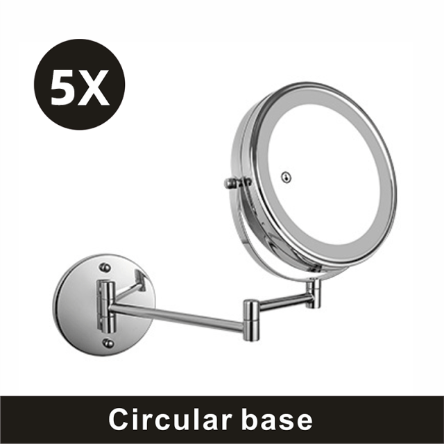 8 inch Wall Mounted Makeup Mirror 3X