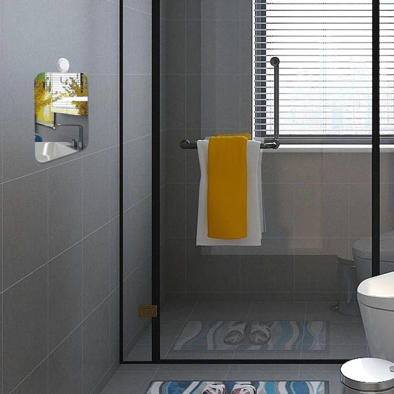 Acrylic Anti Fog Mirror Bathroom Tools Shower