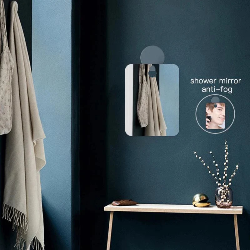 Acrylic Anti Fog Mirror Bathroom Tools Shower