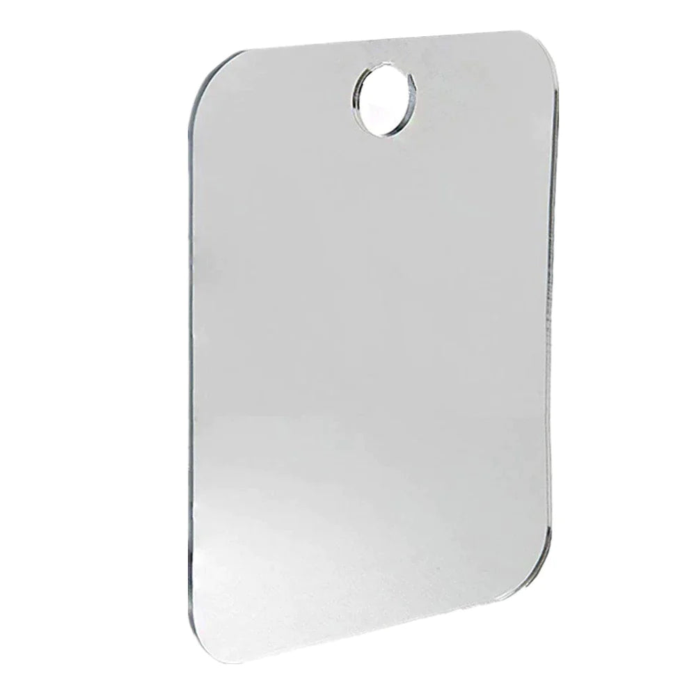 Acrylic Anti Fog Shower Mirror Bathroom Fogless