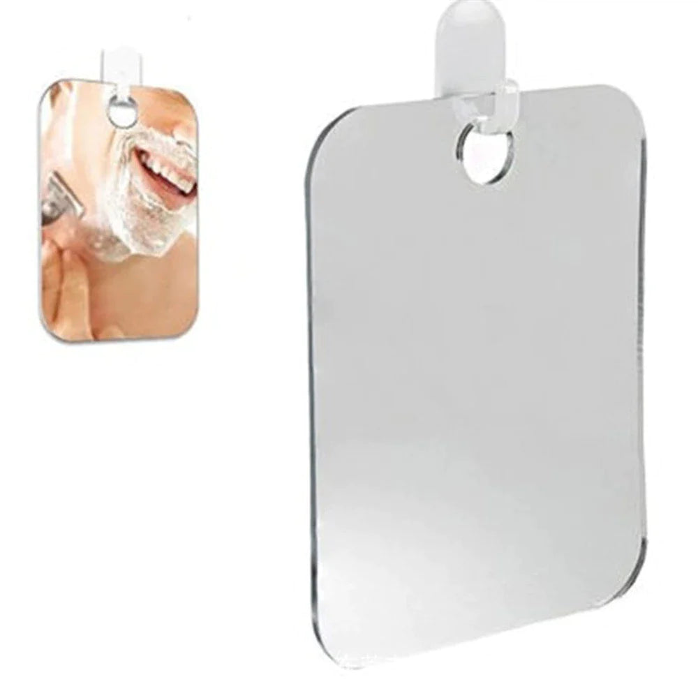 Acrylic Anti Fog Shower Mirror Bathroom Fogless