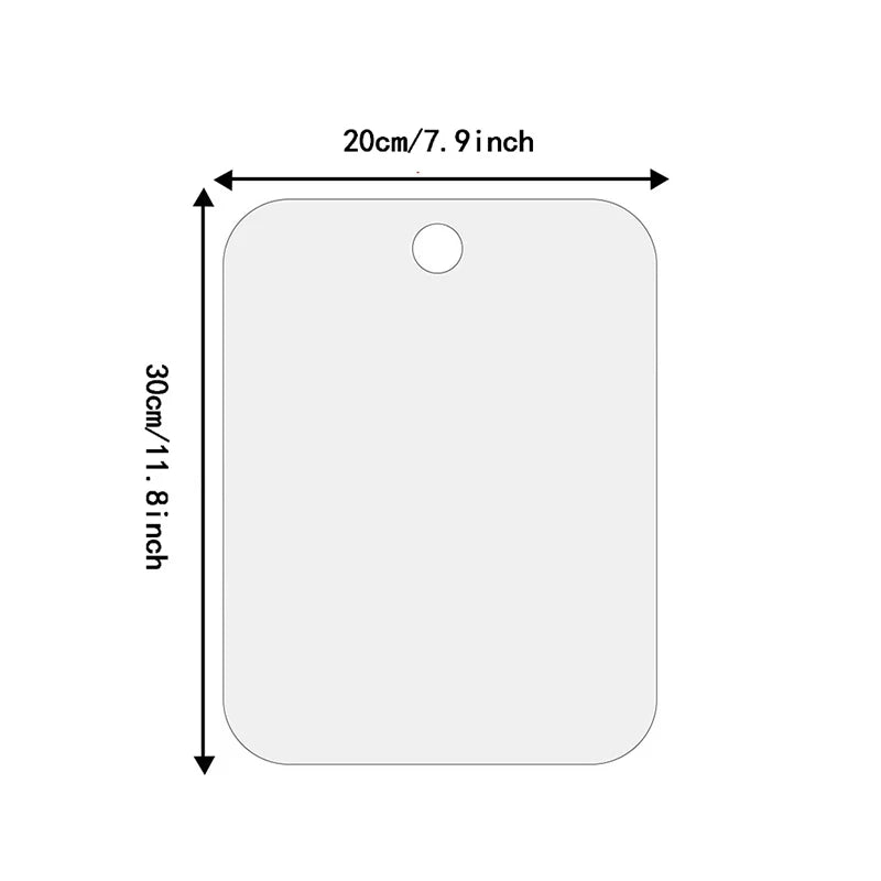 Anti Fog Shower Mirror Acrylic Man Shaving