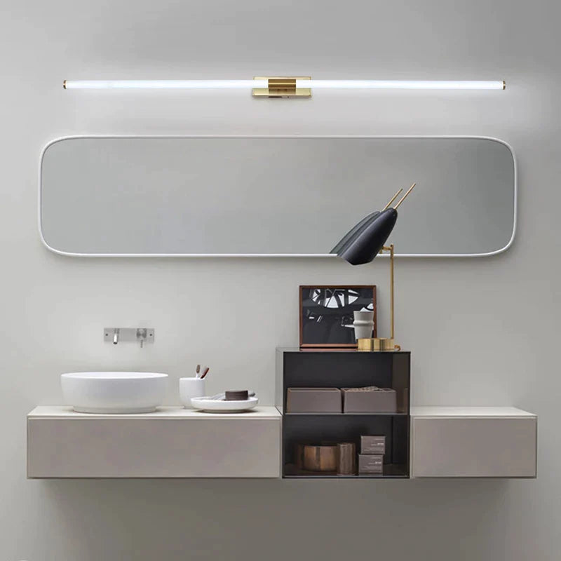 BDG Brushed copper Modern Led Bathroom Mirror