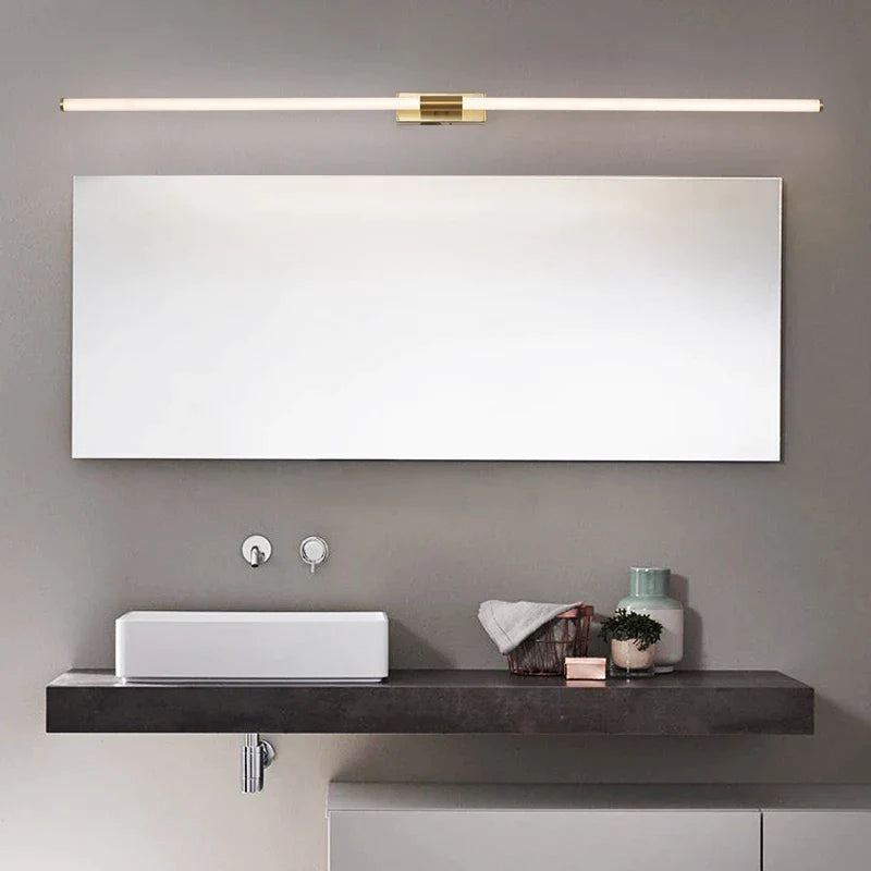 BDG Brushed copper Modern Led Bathroom Mirror