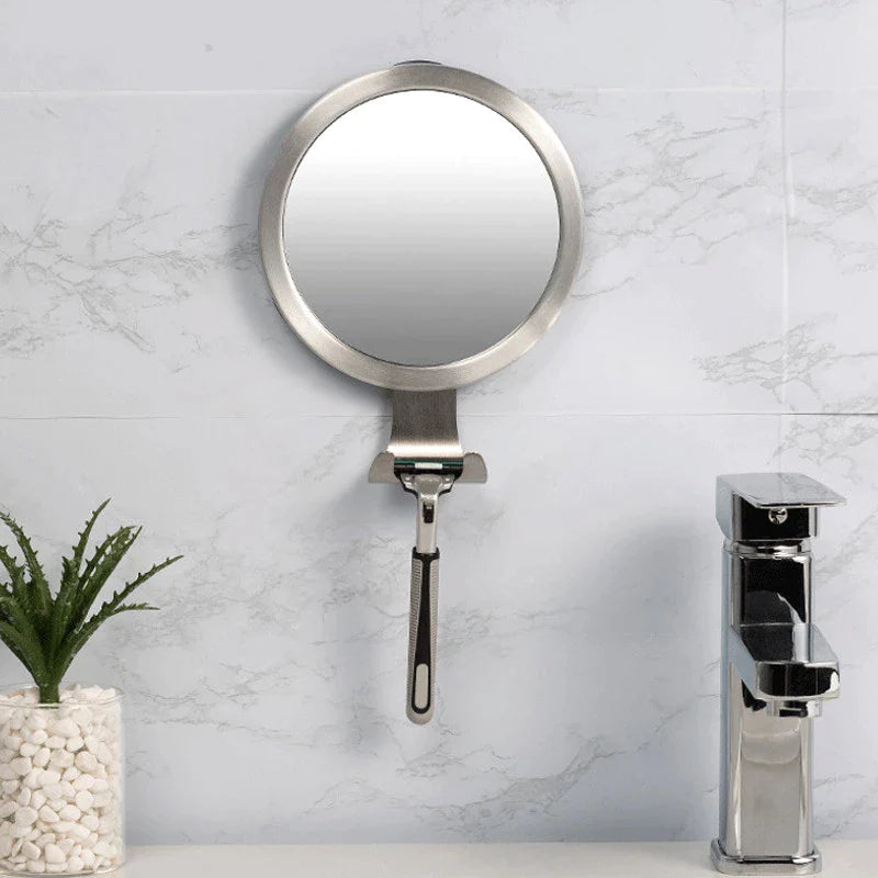 Bathroom Anti-fog Mirror Powerful Suction Cup Bath