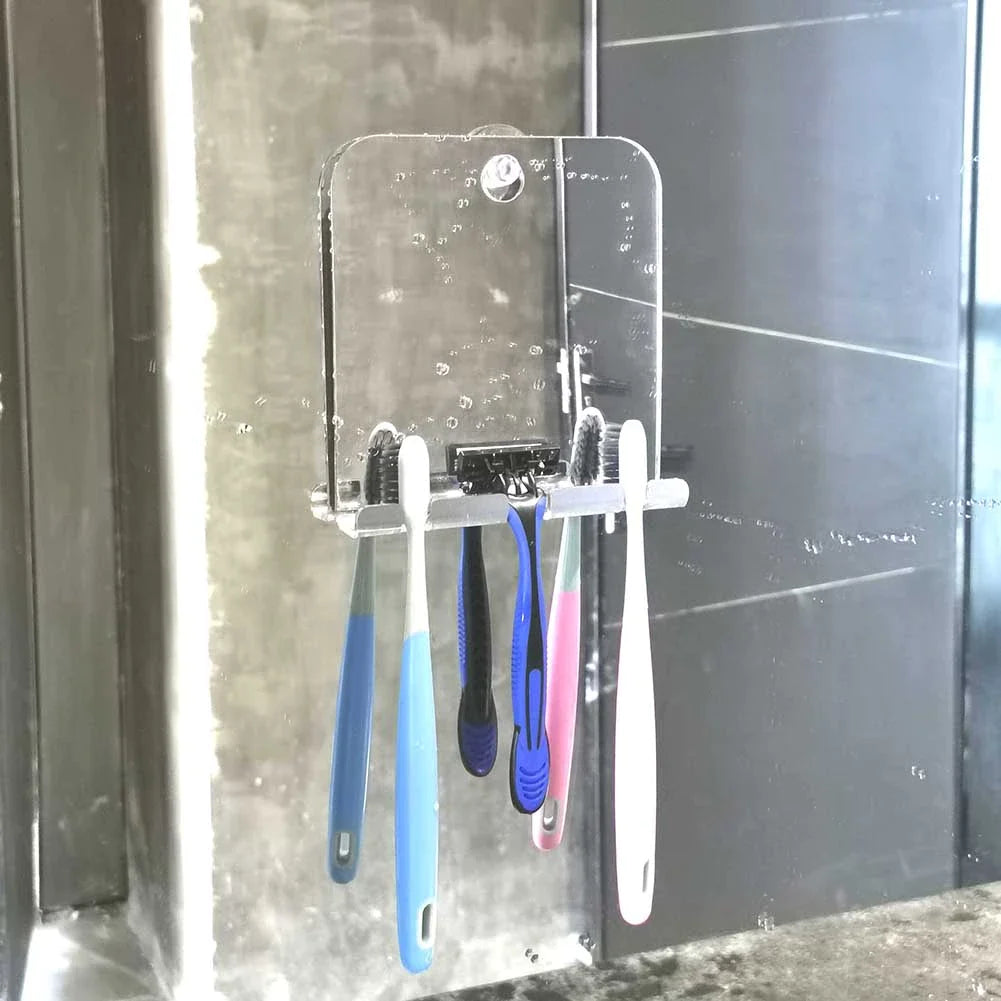 Bathroom Fogless Mirror Removable Anti-fogging Bathing Mirror