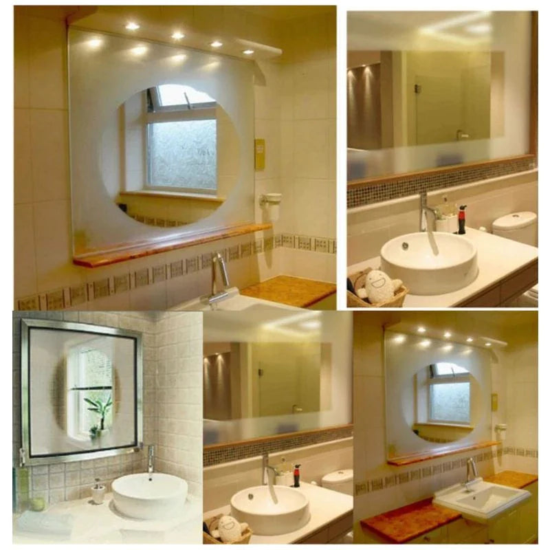 Bathroom Mirror Protective Film Anti Fog Window