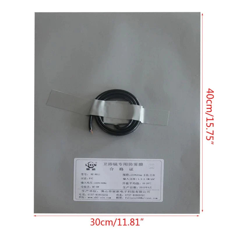 Bathroom Mirror Protective Film Anti Fog Window