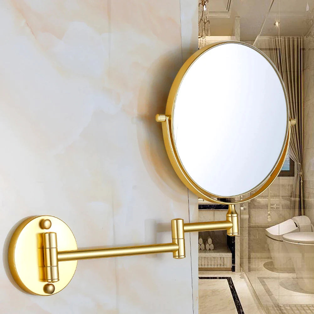 Bathroom Mirror Wall Mounted Makeup Mirror Double