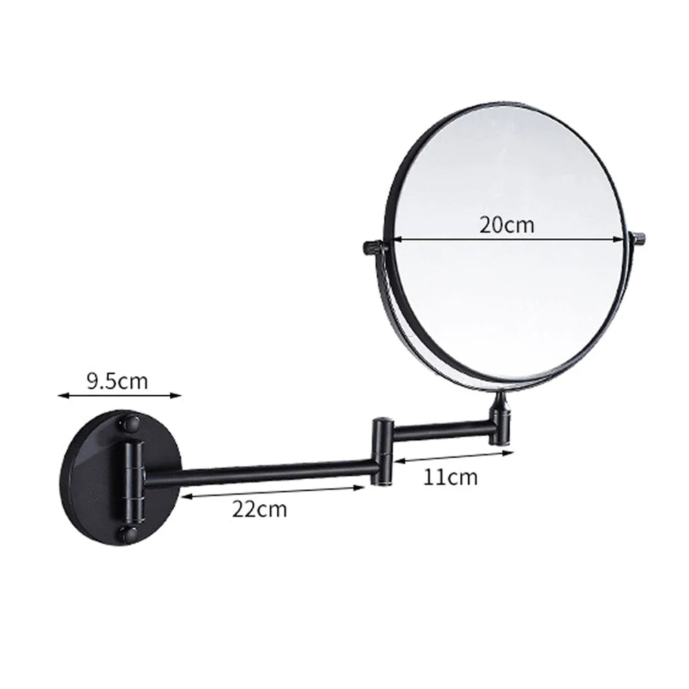 Bathroom Mirror Wall Mounted Makeup Mirror Double