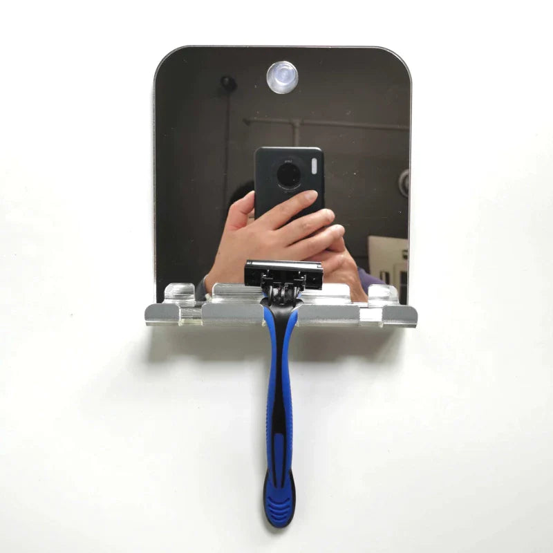 Bathroom Powerful Sucker Bath Mirrors Fogless Bath
