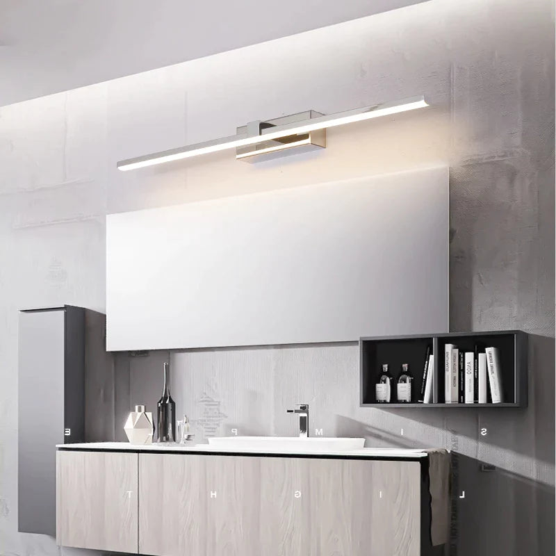 L400/600/800/1000mm Nordic led mirror light aluminum bathroom
