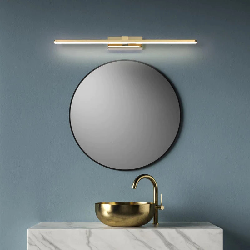 L400/600/800/1000mm Nordic led mirror light aluminum bathroom