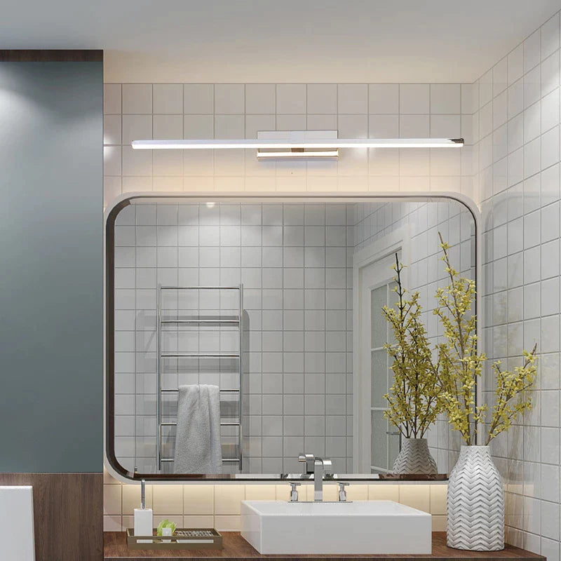L400/600/800/1000mm Nordic led mirror light aluminum bathroom