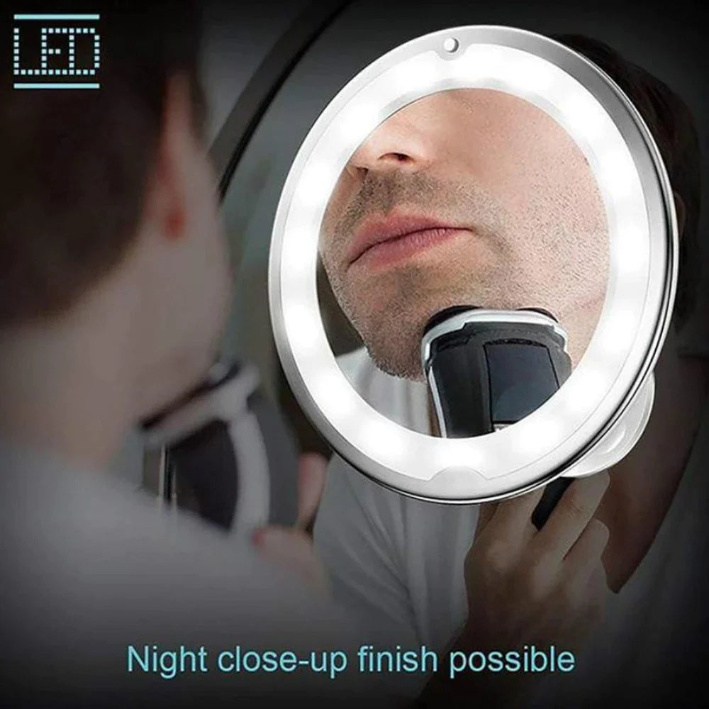 Led Makeup Mirror Multifunction 10X Magnifying Collapsible