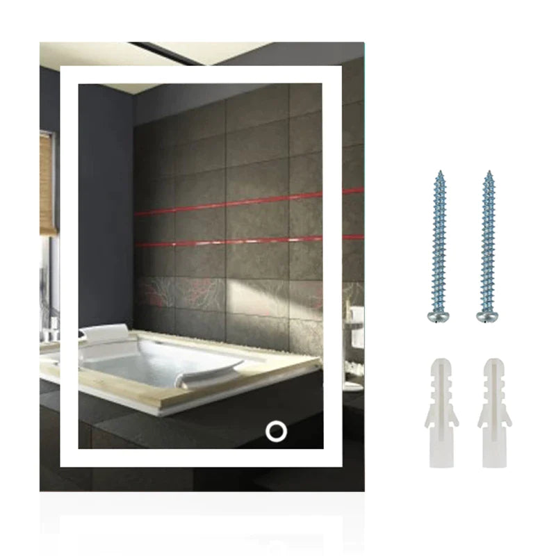 Led Makeup Mirror Wall Mounted Bath Mirror