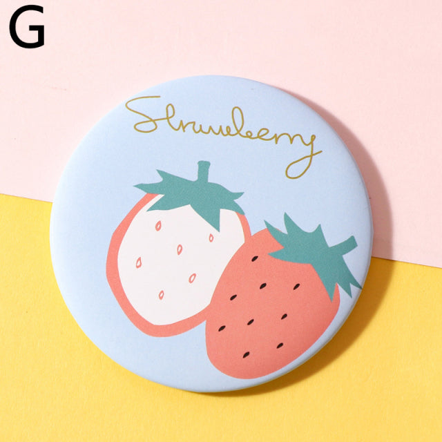 Makeup Mirror Portable Hand Mirror Mini Round