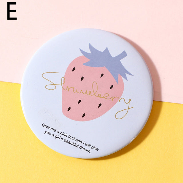 Makeup Mirror Portable Hand Mirror Mini Round