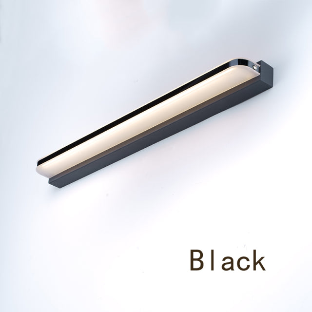 Modern Bathroom Light Stainless Steel LED Mirror