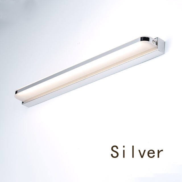 Modern Bathroom Light Stainless Steel LED Mirror