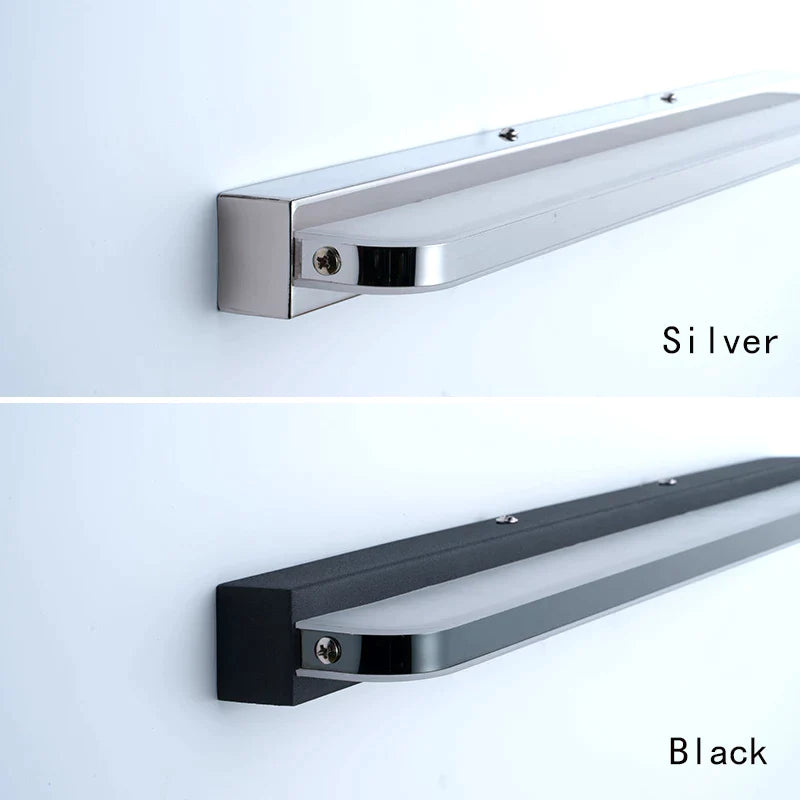 Modern Bathroom Light Stainless Steel LED Mirror