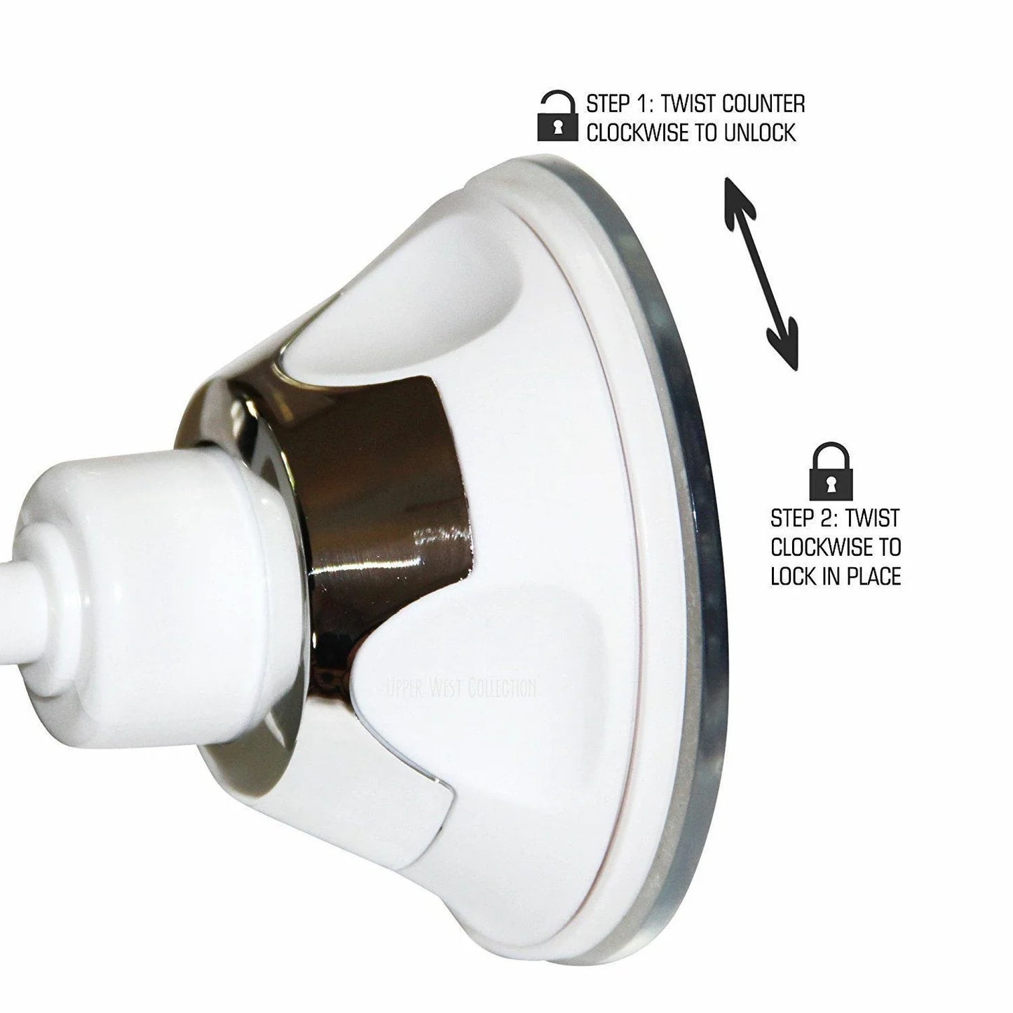 New Bathroom Mirror NO Fog Suction Cup