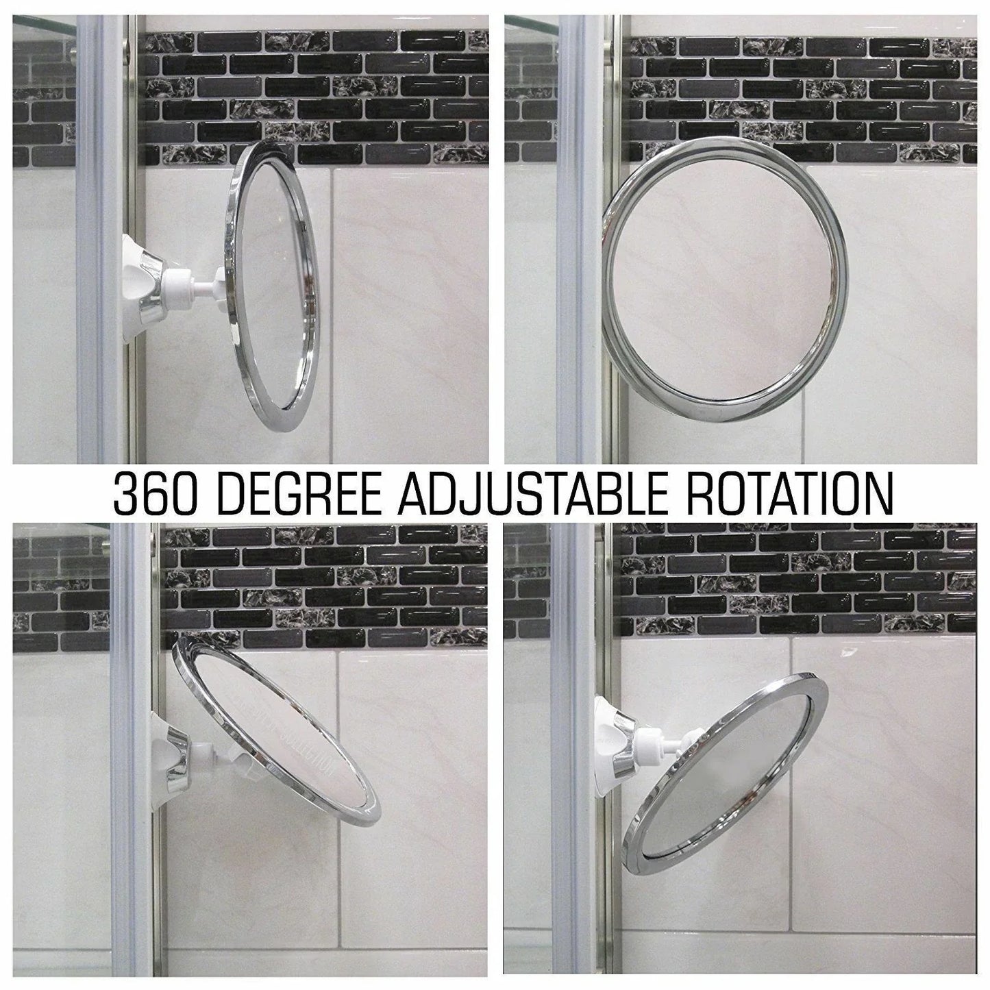 New Bathroom Mirror NO Fog Suction Cup