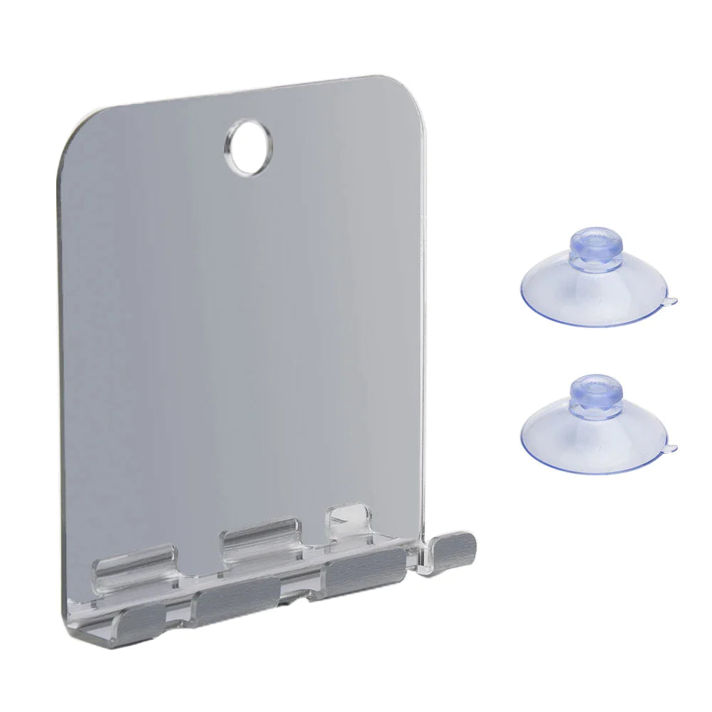 Shower Mirror Razor Holder Makeup Protable Bathroom