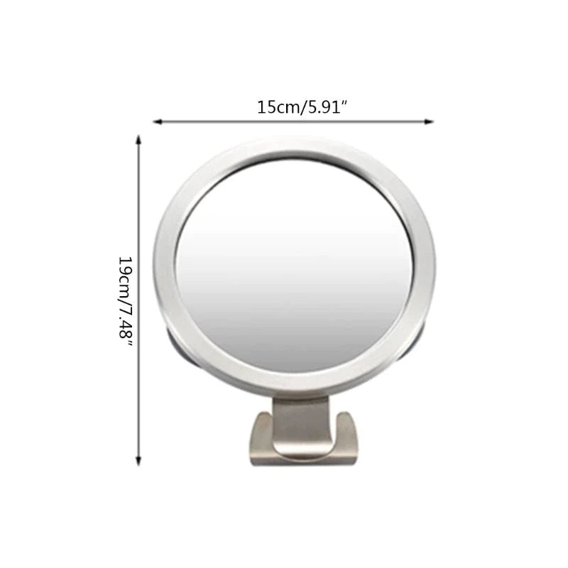 Stainless Steel Anti Fog Shower Mirror Shaving