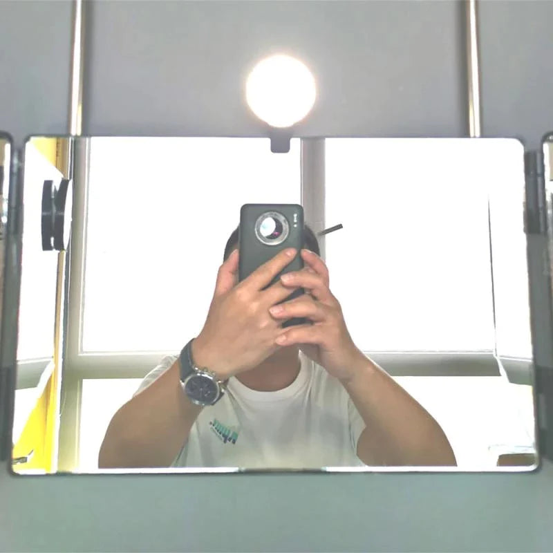 Upgraded 3 Way Mirror With Fill Light