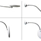 10X Magnifying Makeup Mirror,Dimmable Light and 360