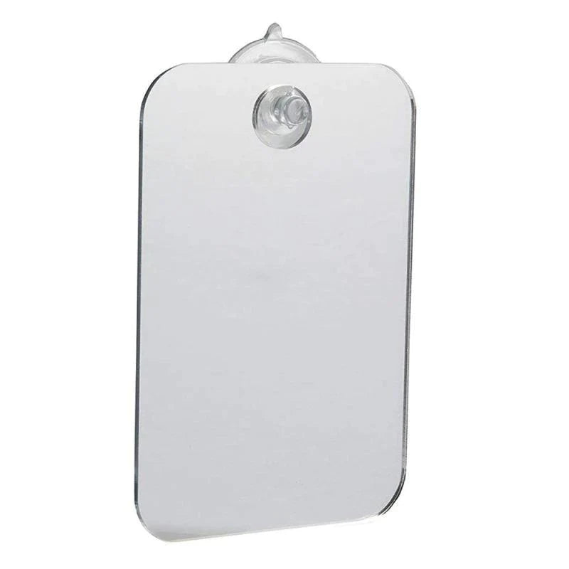 1pcs Acrylic Mirror With Wall Suction Shower
