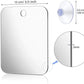 1pcs Acrylic Mirror With Wall Suction Shower