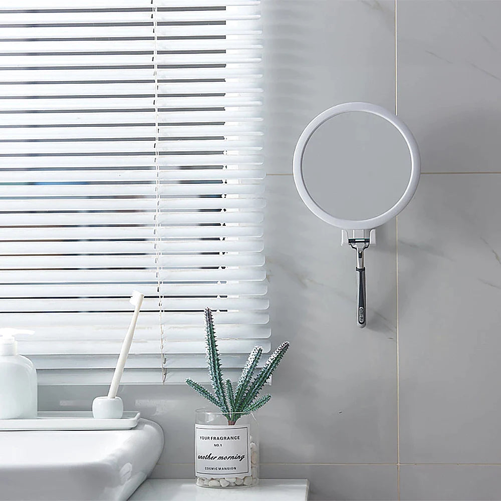 360 Degree Rotation Bathroom Mirror Suction Cup