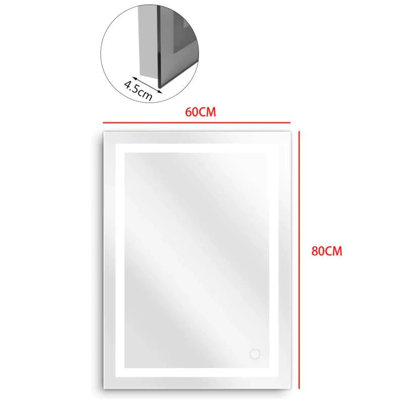 60x80 50x70cm Bath Mirror Beauty Makeup LED