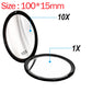 6Inch Bathroom Mini Makeup Mirror Round 20X