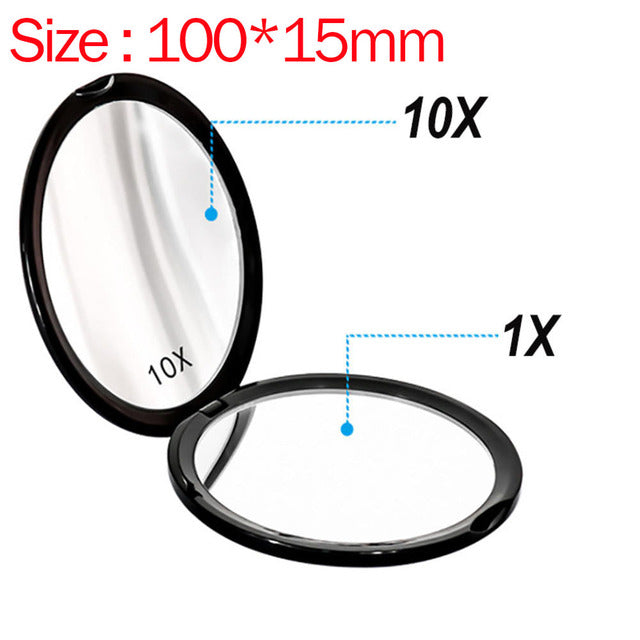 6Inch Bathroom Mini Makeup Mirror Round 20X