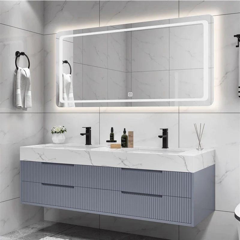 80 * 60cm Smart Bathroom Mirror Cosmetic