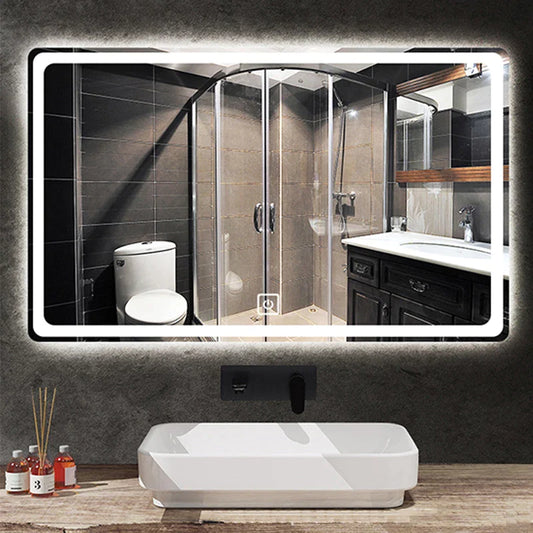 80 * 60cm Smart Bathroom Mirror Cosmetic
