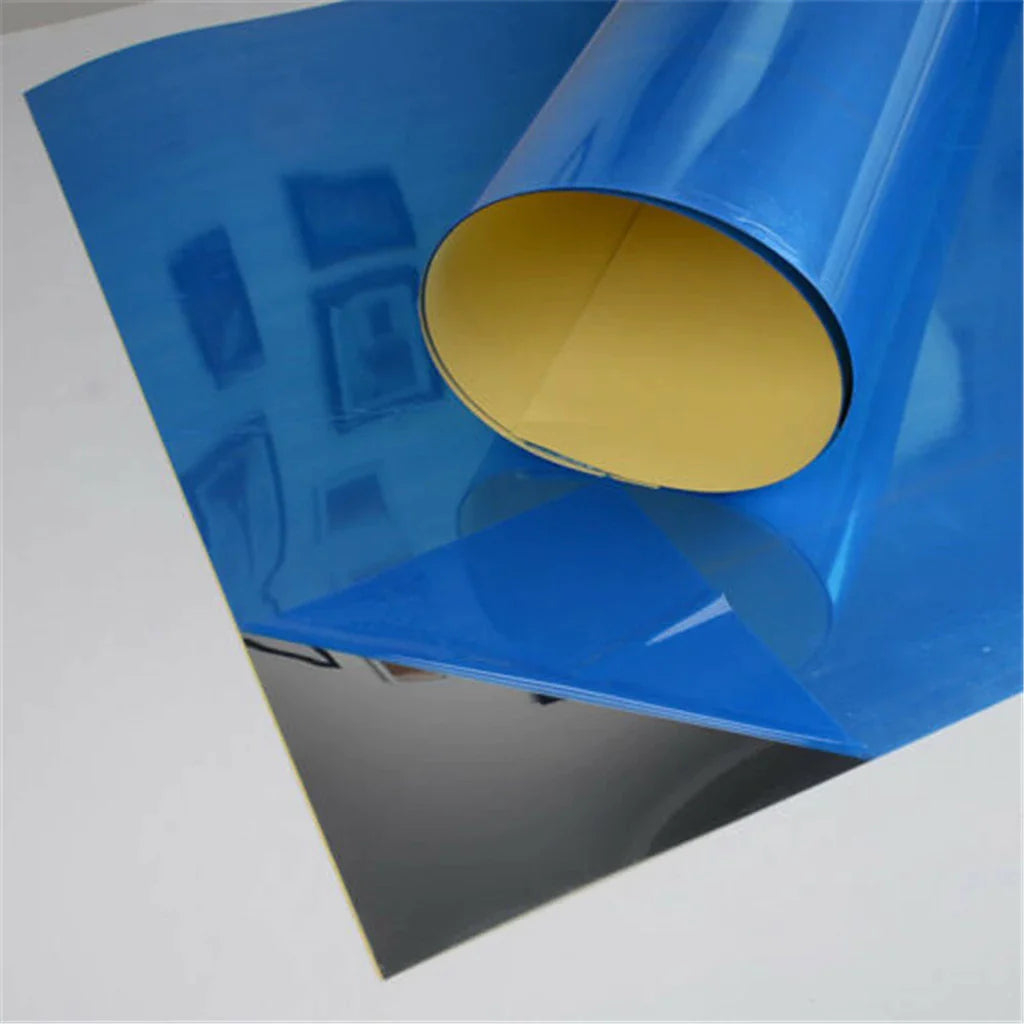 9PCS/Set Square Bath Mirrors Tile Self Adhesive