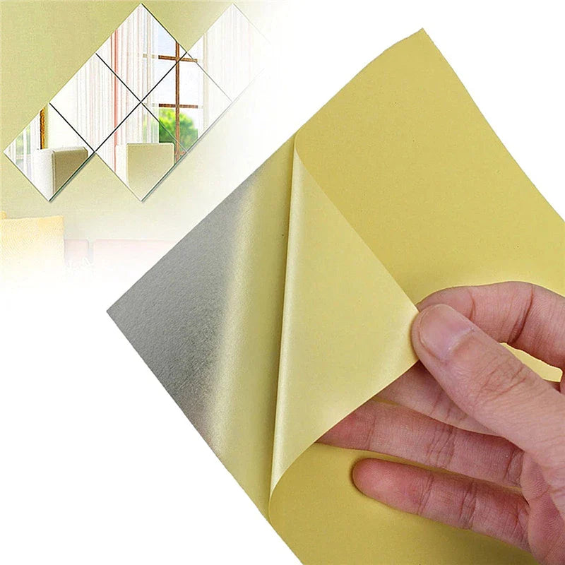 9Pcs/Set Portable Wall Decor Mirror Consmetic Compact