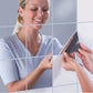 9Pcs/Set Portable Wall Decor Mirror Consmetic Compact