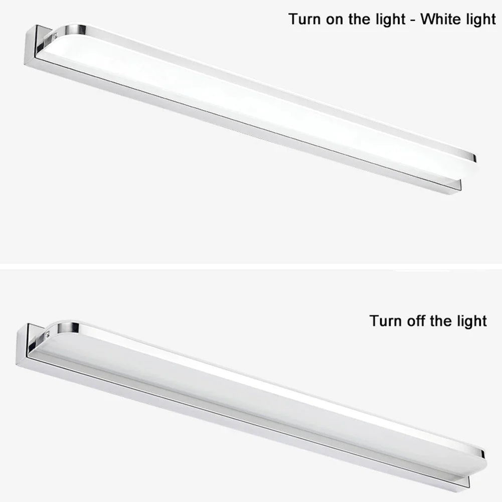 9W/12W/16W/24W Modern Bathroom Light Stainless Steel LED